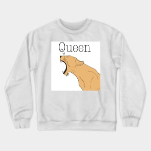 Queen lioness Crewneck Sweatshirt